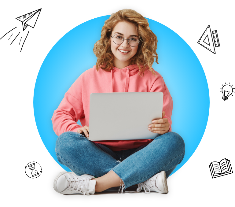 Študentka sa pripravuje na maturitu 2026 online na Maturitnom Testeri